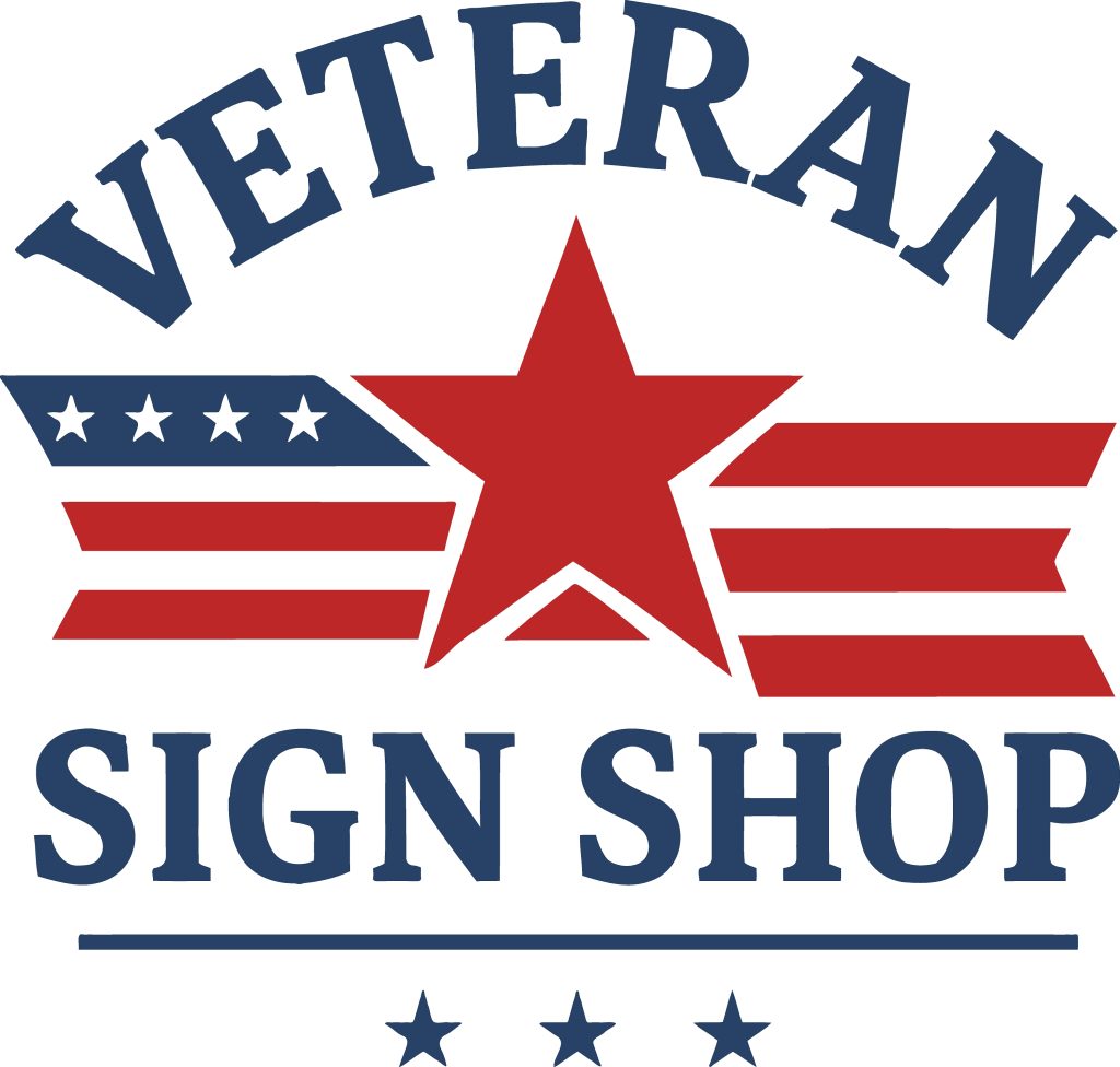 veteran sign shop logo